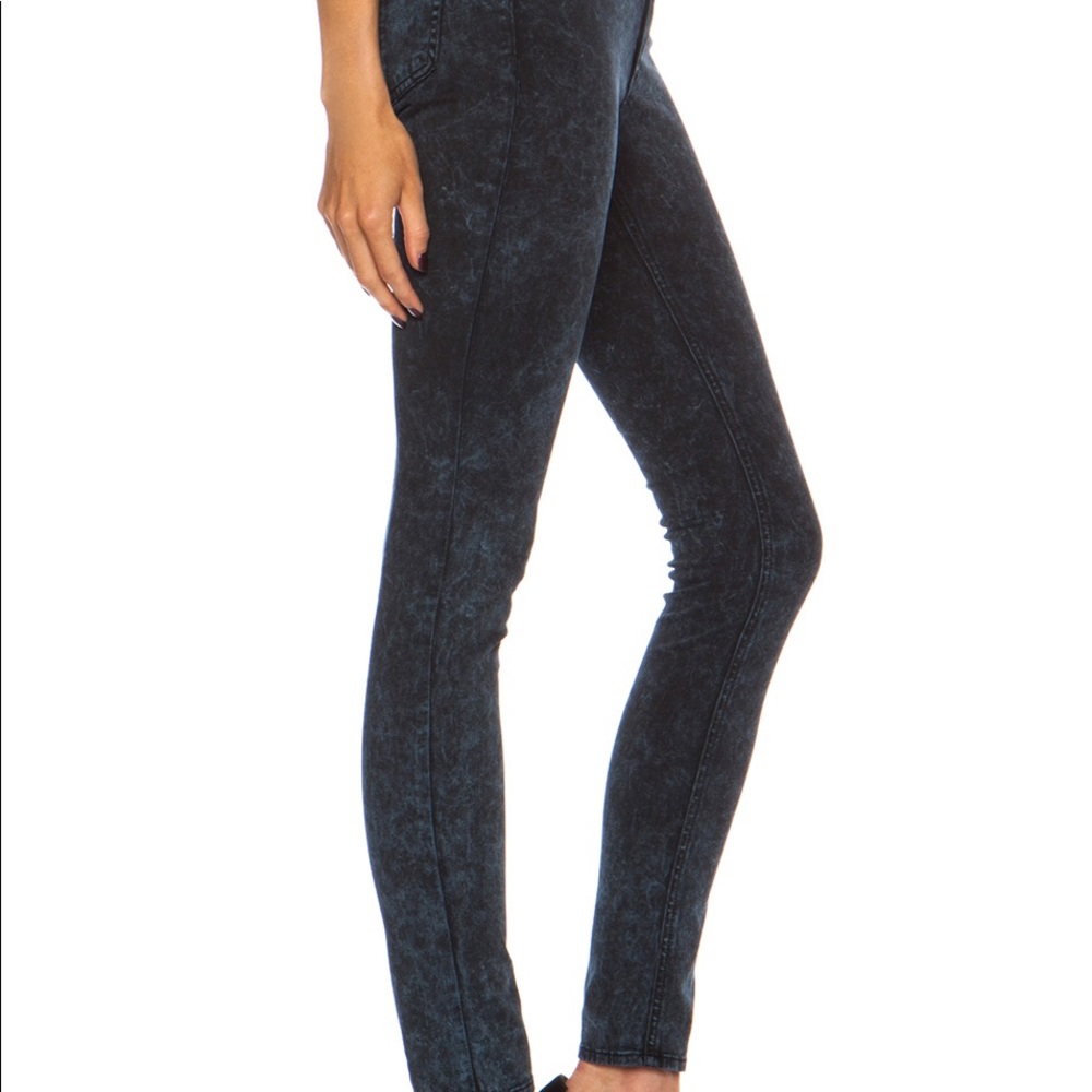 Rag bone jean legging rose bowl navy 25 - Picture 3 of 6